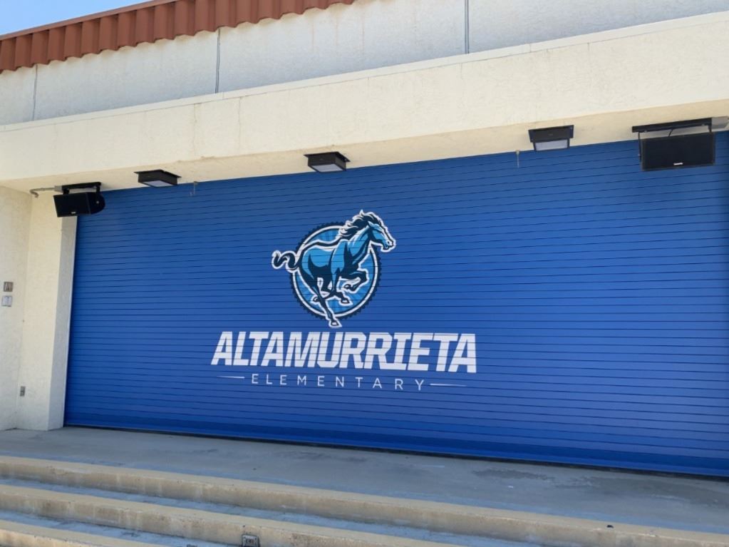 Alta's Outdoor Stage for Friday Flag Ceremonies